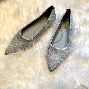 Reitoye denim flats size 8
